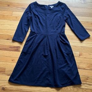 Merona Fit & Flare Navy Dress